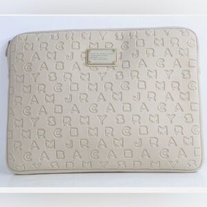 Marc by Marc Jacobs Beige Laptop Sleeve